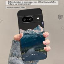 A lush forest of leaves For Google Pixel 8 7 9 10 Pixel 10 Pro XL Pixel 9 Pro XL Pixel 8a 7a Pixel 7 Pro Black Glass Phone Case Google Pixel 10 Pro XL