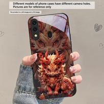 Kirin with flowing hair For Samsung Galaxy A30 A31 A32 A33 A34 A35 A42 A30s A20 A25 A26 A51 A56 A54 A72 A73 A70 Glass Phone Case Galaxy A20