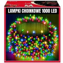 Lampki Choinkowe 1000Led 68M Zewnętrzne Wewnętrzne Multikolor Świąteczne