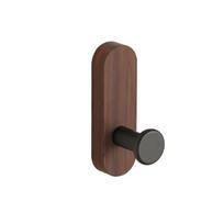 Multi-Purpose Nordic Style Wood Wall Hooks No-drill Space Saving Self Adhesive Hooks Self Adhesive Key Holder Home Storage Use