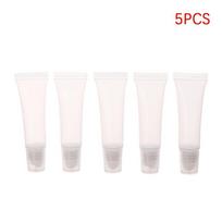 10Pcs 5ml Empty Lip Gloss Tubes Lipstick Tube Lip Balm Soft Tube Makeup Squeeze Clear Lip Gloss Container Bottle