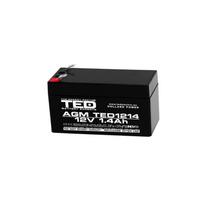 Ted002716: Akumulator Ted 12V 1.4Ah F1