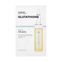 MISSHA Mascure Sheet Mask Glutatione Whitening Solution 28ml * 10 lakštų