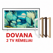 Samsung QE65LS03FAU 65" 4K Ultra HD Smart TV + DOVANA 2 TV rėmeliai