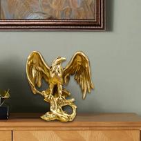 Erelio dervos ornamentai Statulėlė ,Skulptūra ,Kūrybinga kolekcionuojama skulptūra Darbalaukio dekoracija auksas