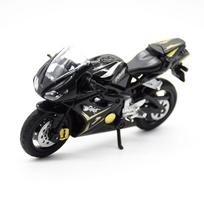1/18 lydinio motociklo modelio imitacija lydinio liejimo modelis žaislinis automobilis dovana visureigių motociklų kolekcija vaikams berniukams 1/18-Size:14.5*6.5*7.5cm juoda