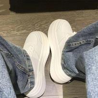 Women's Mesh Breathable Velcro White Shoes New Summer Thin Hollow out Shoes Women's Spring and Summer Leisure Sneakers 35