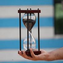 WinMart Nautical_Anique Sand Timer 25.4cm Nautical Wood 30 Minute Hourglass For Yoga And Gifts