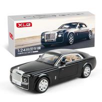 1/24 Metalinis žaislinis transporto priemonė Rolls Royce Phantom Automobilio modelis Ratai Lydinio Garsas Šviesa Atgal traukiamas automobilis Vaikams Žaislinis automobilis Kalėdinė dovana juoda