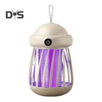 Mini uodų gaudyklė, maitinama USB, elektrinio šoko musgaudis su UV LED šviesa, skirta naudoti patalpose ir lauke, namuose, stovyklaujant, terasoje, pakabinama musgaudžių gaudyklės lempa balta