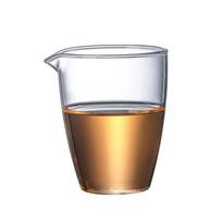 Japanese Style Glass Tea Pitcher Fair Cup Kung Fu Tea Set Chahai Borosilicate Glass Serving Teacup Coffee Pot Wine Jug Milk Cup 200ml raudona