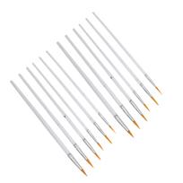 Artist Paint Brush Set of 12 for Acrylic Pastel Painting Watercolor Brushes Nylon Bristles