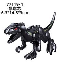 Juros periodo pasaulis 3 Žiaurusis raptorius Konstruktoriaus kaladėlės Dinozaurų kaladėlės Tiranozauras Indominus I-Rex Surinkimo žaislas vaikams