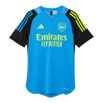 Adidas Heat.Rdy Arsenal 23/24 Pro Treniruočių marškinėliai V formos iškirpte trumpomis rankovėmis Futbolo marškinėliai Vyriški Viršutiniai drabužiai Mėlyni IP9166 L black
