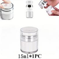 15ML Beoro Siurblio Tuščias Indelis Kremui Nešiojamo Dydžio Sandarus Tuščias Beoro Drėkinamojo Veido Kremas Dozatorius Kelionei Plastic&15ML