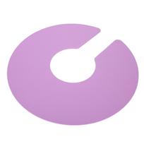 Barber Shop Silicone Hair Cutting Dyeing Cape Waterproof Hairdressing Shawl Round violetinė