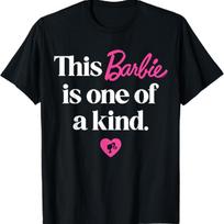 Barbie - This Barbie Is One Of A Kind T-Shirt S juoda
