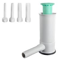 Delicate Stainless Steel Meat Stuffer Multifunctional Horizontal Sausage Stuffer Kitchen Meat Filler for Handmade Use