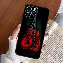 Boxing Phone Case For iPhone 16 15 14 13 12 11 Pro Max Plus 12 13 Mini XR 16e Funda Silicone Cover For iPhone XR