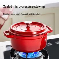 COOKER KING 24cm Enamel Cast Iron Dutch Oven