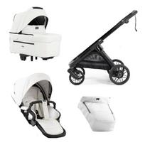 Vežimėlis Emmaljunga SENTO LUX FLAT, Polar White 2in1
