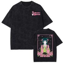 Mao Mao's Apothecary Diaries Anime Washed T-shirts Remedies Medicine Cartoon T Shirt Men Women Fashion Aesthetic Short Sleeve Female Male Clothing L