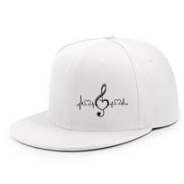 Muzikos Širdies Ritmas Treble Klavišas Beisbolo Kepuraitė Poliesterio Snapback Hip Hop Gatvės Šokis Plokščia Viršūne Kepurė One Size