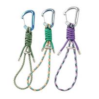 Secure Fastening Aluminum Carabiner with Militaries Grade Paracord Rope for Wilderness Survivald 1