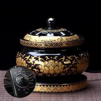 Lotus Electronic Aroma Diffuser Timed Temperature-adjustable Agarwood Electronic Ceramic Energy-saving Safety Incense Burner