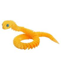 63cm 3D printed viper decoration, glowing figures with movable joints, animal models that can swing, household bookshelf toys bedugnė