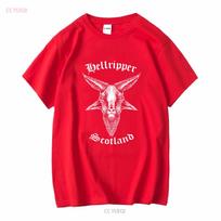 Hellripper vieno žmogaus juodo greitojo metalo grupės marškinėliai nauji ir riboto leidimo vintažiniai Washed Soft gatvės stiliaus kvėpuojantys tampomi laisvalaikio S