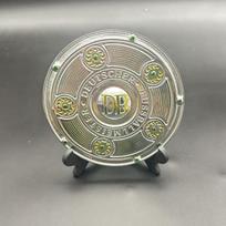Bundesliga Meisterschale Trofėjaus Lėkštė Suvenyras Laser Engraving Fee sidabras