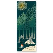 Miyamoto Towel Moomin Tenugui Hand Snufkin Camp 33 x 90 cm Made in Japan 51014 Hand-Dyed (Japanese Towel) - Moomin, & - Approx. - -