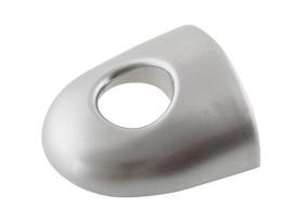Renault Laguna II 01-07 exterior door handle cover SILVER WITH HOLE