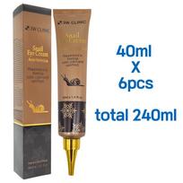 6 vnt_[3W CLINIC] Sraigių paakių kremas 40ml (Nuo raukšlių) 40ml X 6pcs (total 240ml) brown