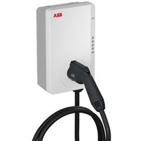 ABB Terra AC W11-G5-R-V2-0 įkrovimo stotis: Terra AC sieninis įkroviklis 11 kW, tipo 2, 5 m kabelis, 3 fazės/16 A, su RFID, versija 2