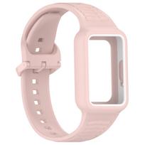 Strap For Huawei Band 9 8 NFC correa Accessories SmartWatch Replacement Sport Silicone bracelet Samsung Galaxy fit3 Wristband for Galaxy Fit3 šviesiai rausvos spalvos