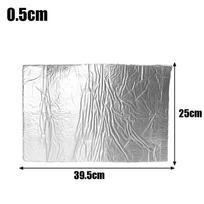 Auto Aluminum Heat Shield Sound Proof Pad 5-10mm Self Stick Insulation Mat for Vehicle Door Trunk Thermal Management (as the picture,Aluminum Foil Foam&Universal)