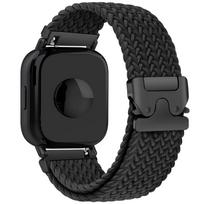 22 mm parašiutiniai dirželiai Xiaomi Redmi watch 5 active/5 lite priedams išmaniojo laikrodžio apyrankė correa For Redmi watch 5 lite Band Redmi watch 5 Active juoda
