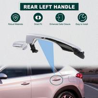 Chrome Exterior Door Handle Smart Key Handle for Hyundai Tucson 2016-2020 82651D3710 83651D3010 Front Rear Left Right