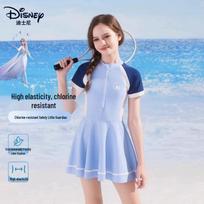 Disney Girls' Elsa One-Piece Swimsuit 120