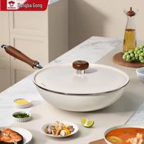 KOBACH Cast Iron Non-stick Stir-fry Wok