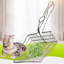 6 inch Large Hollow Metal Cat Litter Scoop Toilet Cleaning Tool Pet Supplies sidabras
