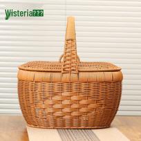 Creative Rattan Woven Shopping & Picnic Basket
