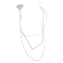 Minimalist Style Tassel Chain Brooch Hip-hop Pearl Pendant Rhinestone Chain Pin Embellishments Irregular Trouser Fastener sidabras