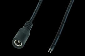 Kabel Przewód Zasilający Dc Gniazdo Proste 2.5/5.5Mm 1.5M Do Taśmy Kamery