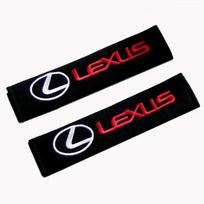 Embroidery Car seat Neck Pillows Seat Belt Cover for Lexus RX330 IS250 Ct200h ES300h RX350 IS300h NX300h RX400h UX Accessories