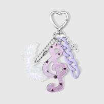 Ita Bag Pendant Musical Note Cherry Wing Creative Pendant DIY Accessory Ins Style Versatile Sweet Charm Purple Delicate Keychain
