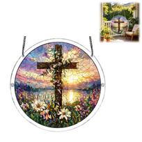 Acrylic Suncatcher Window Decoration 3-Layer 2mm Single Layer 2D Puzzle Art Hanging Ornament for Window Display One Size