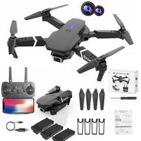 Dron E88 2X Kamera 4K Zawis 200M Unikanie Przeszkód Wifi+Walizka Pilot Etui